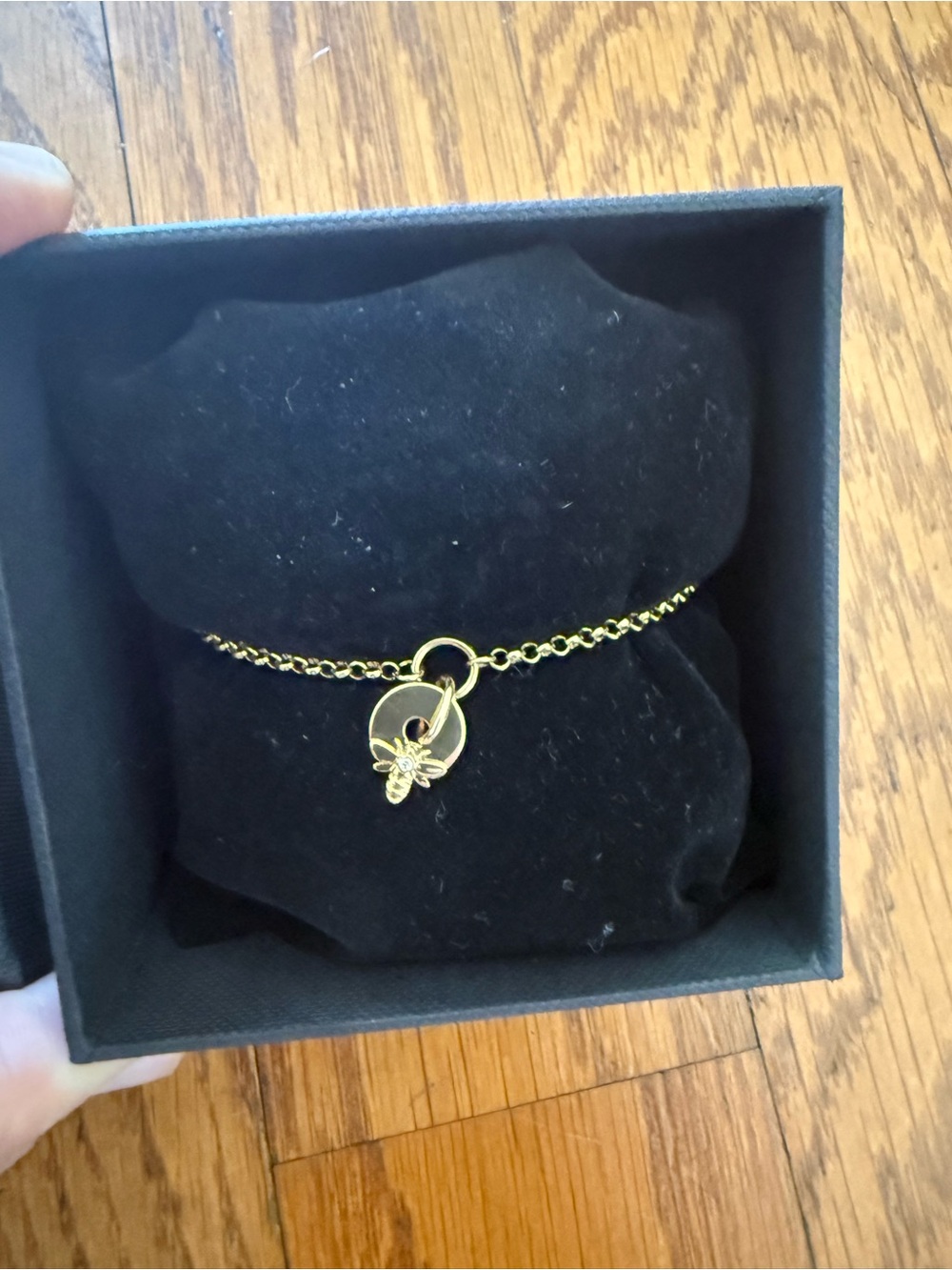 Foundrae Small Belcher Bracelet with Charm Medallion 18k